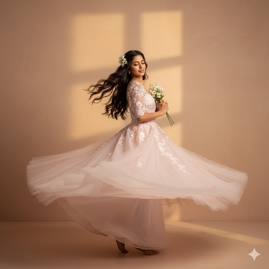 A girl practicing yoga on a serene beach